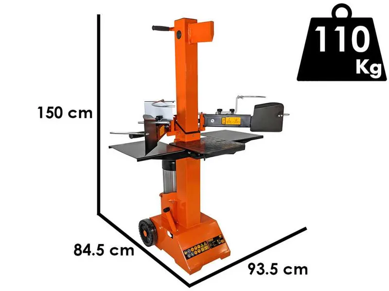 Forest Master FM8VE - Fendeuse à bois électrique - Verticale