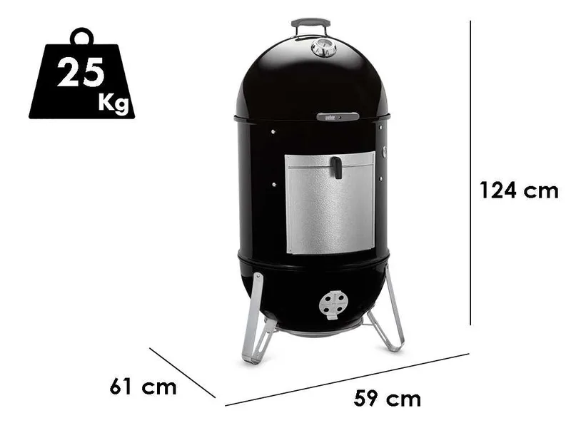 Weber Smokey Mountain Cooker - Barbecue fumoir à charbon - 57 cm