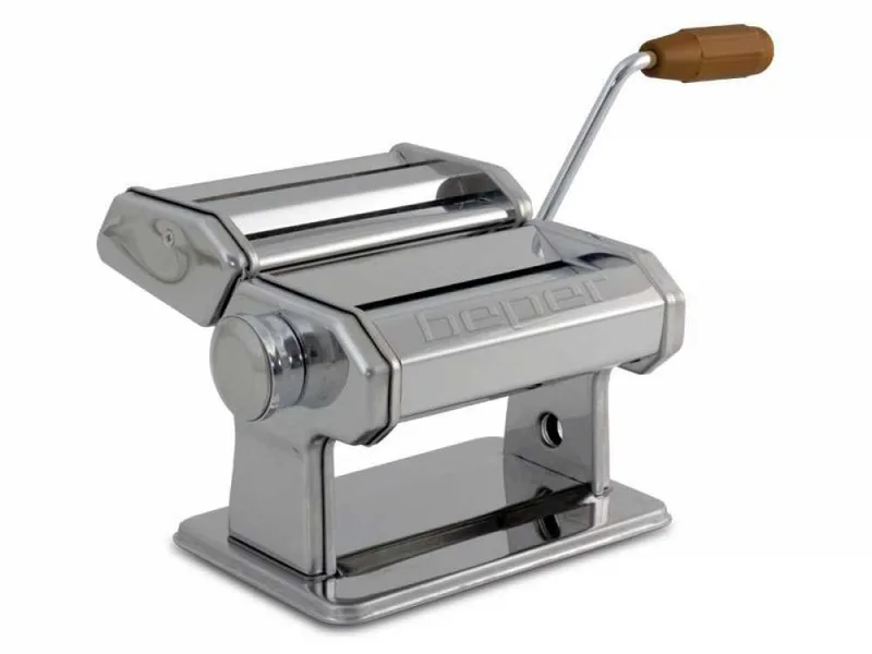 Beper 90.345 - Laminoir - Machine à pâte manuelle en INOX