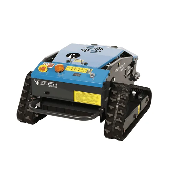 Vesco XT 600 - Robot débroussailleur à chenilles hybride (moteur thermique + batterie) - Radiocommandé