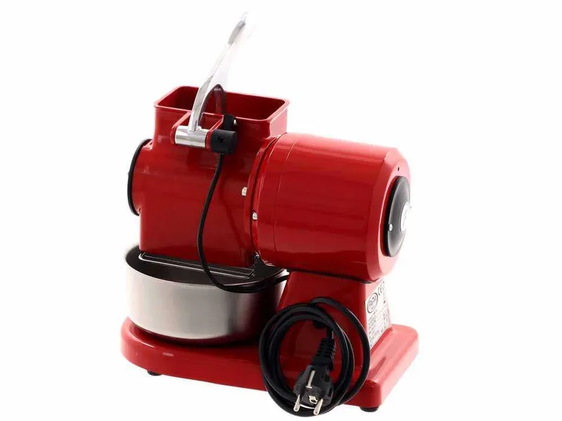 Fama mignon gm - Râpe électrique - Corps en aluminium poli - 0.5 CV - Rouge