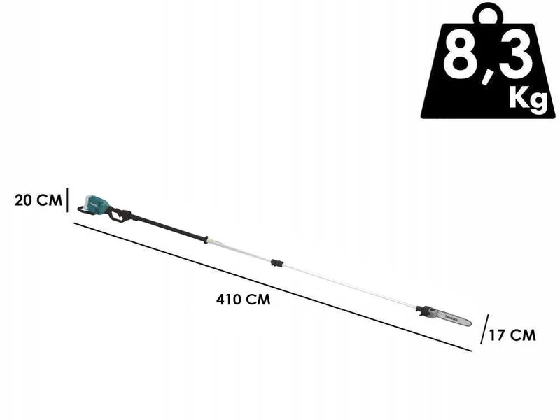 Perche élagueuse à batterie Makita DUA301Z