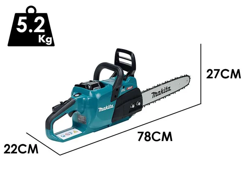 Makita XGT UC025G - Tronçonneuse à batterie - Coupe de 35 cm - 40 V/5 Ah
