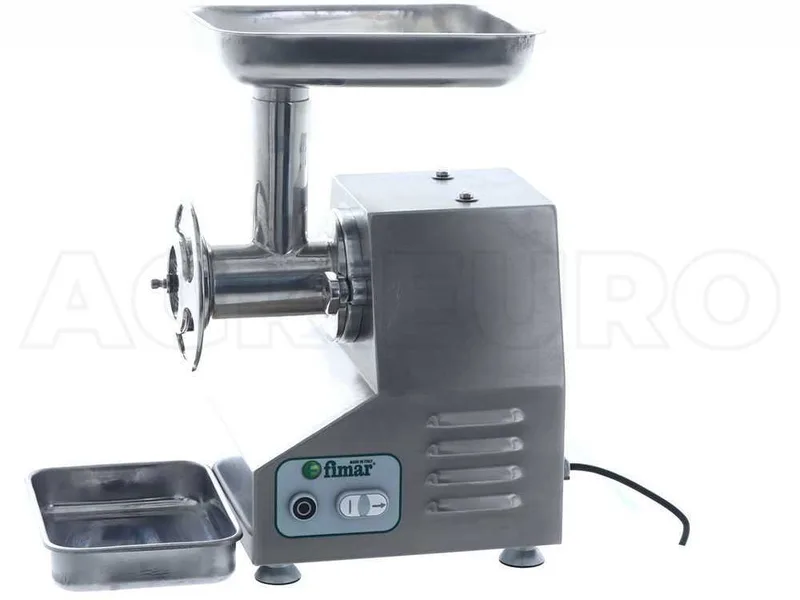 Fimar TC22TS - Hachoir à viande électrique - 400 V - 1.5 CV - Groupe de hachage INOX - Avec inverseur de marche